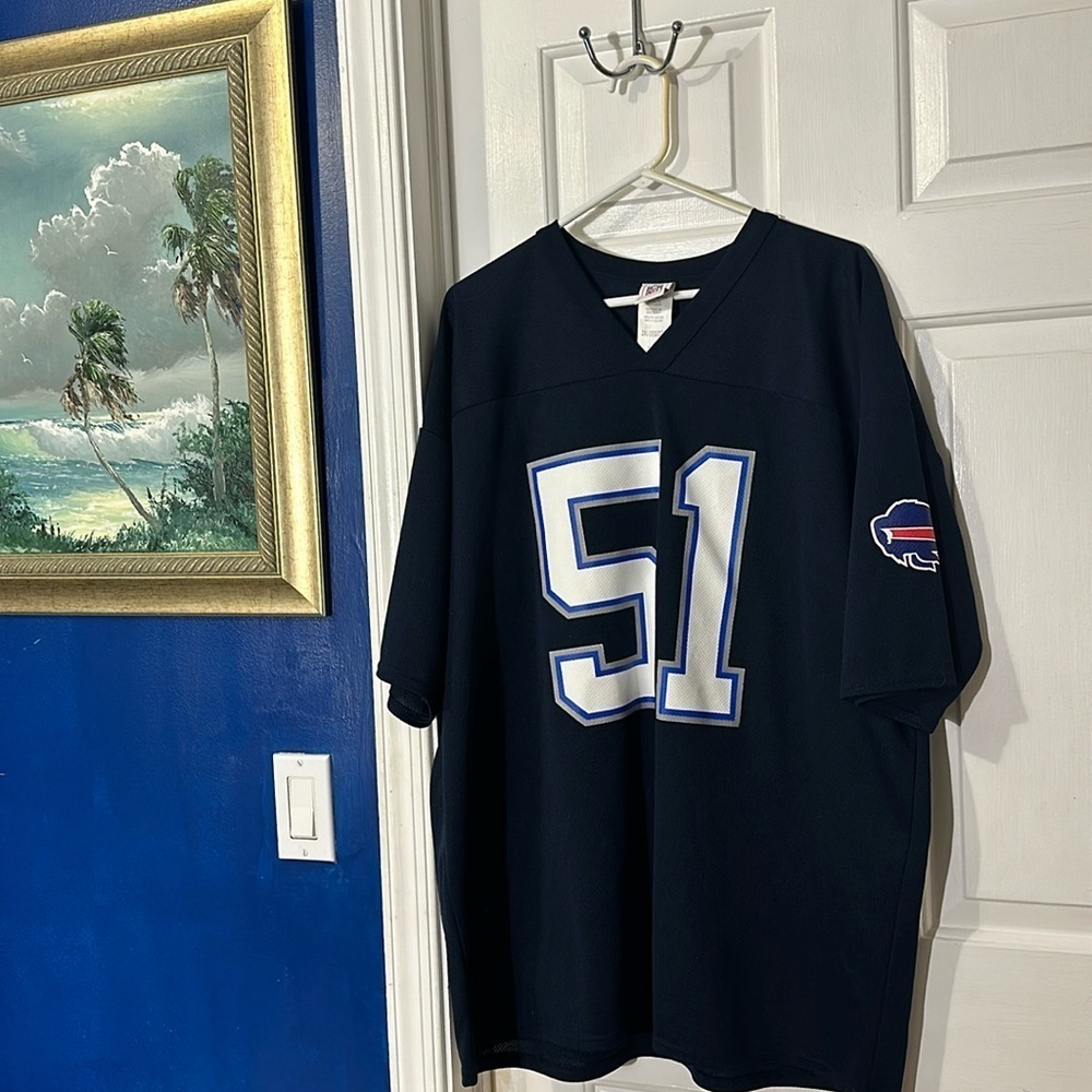 NFL Buffalo Bills Authentic # 51 Paul Posluszny Football Jersey Size 2XL